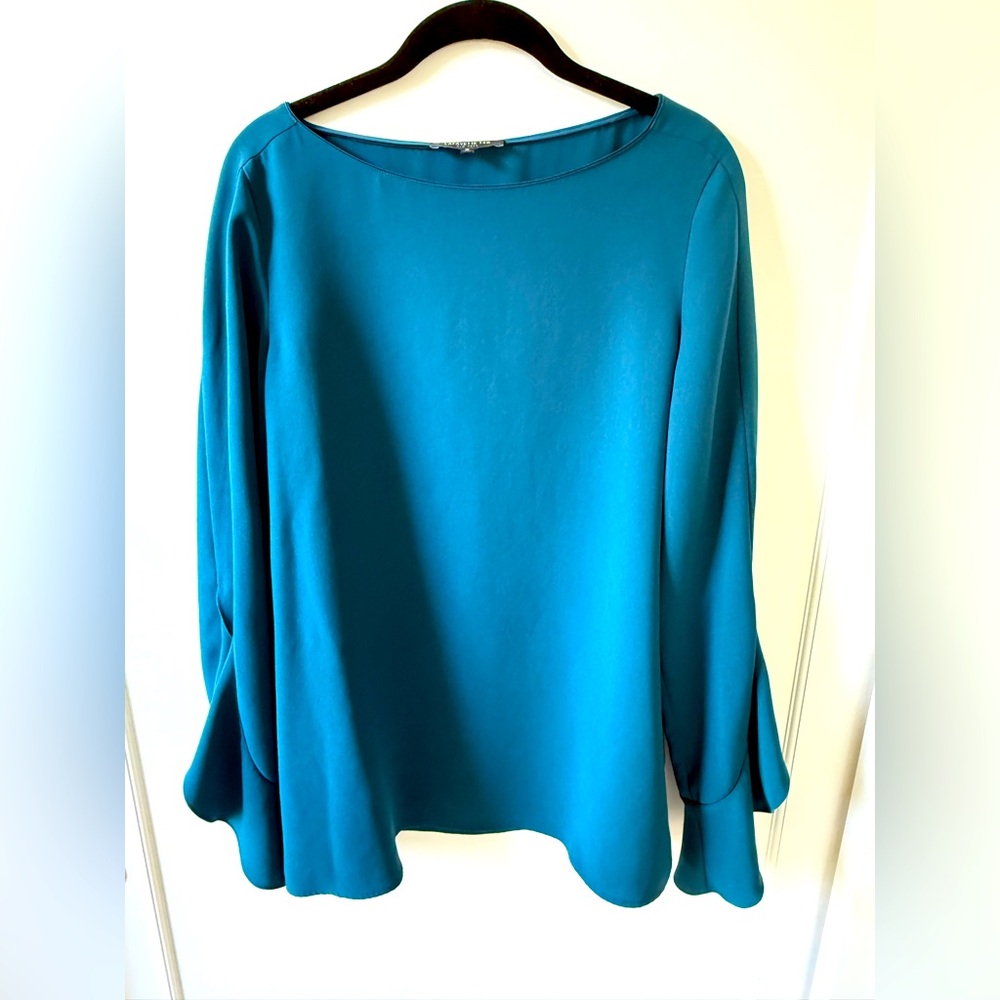 Lafayette 148 Teal Women's Top